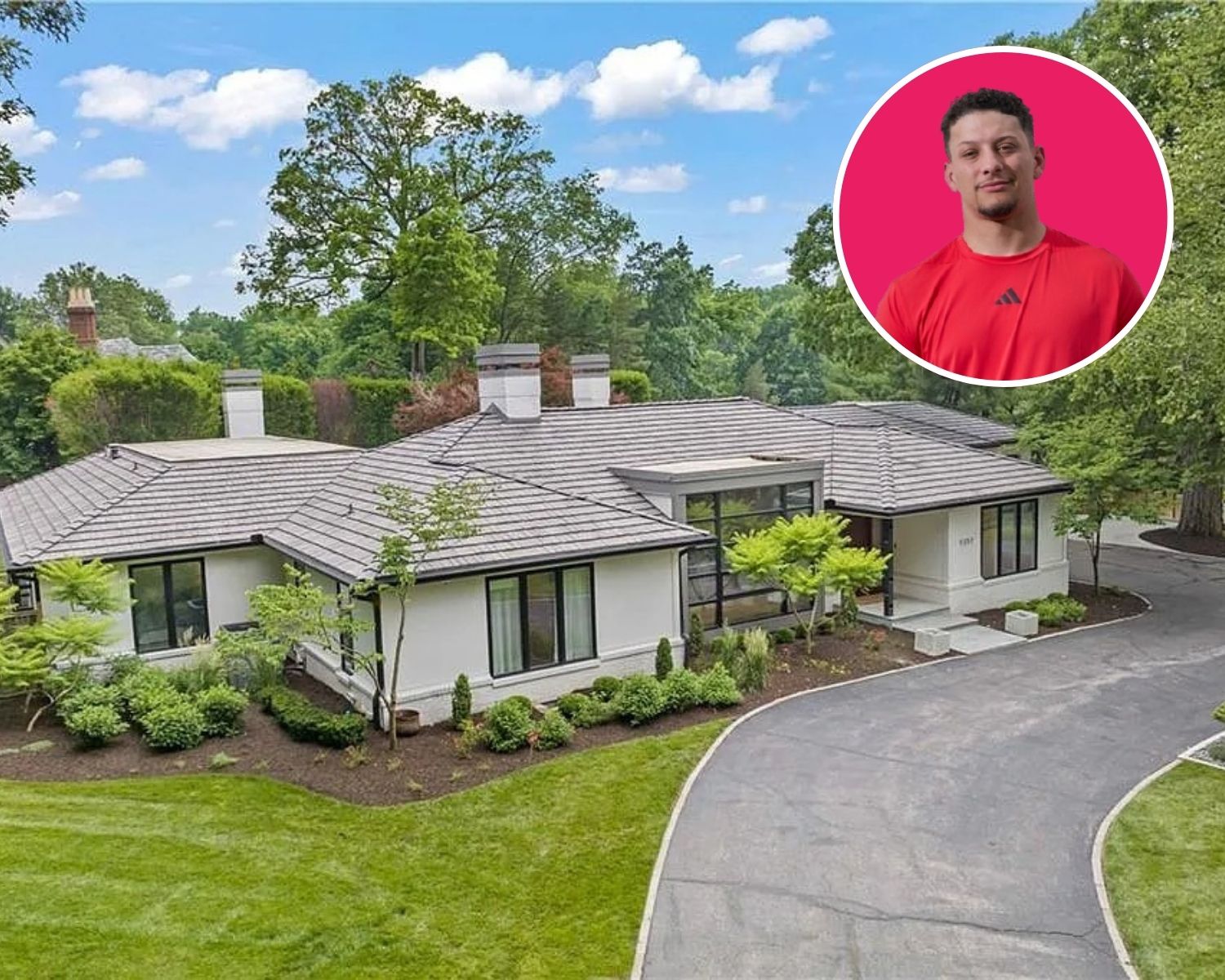 Exterior of Patrick Mahomes’ Former MO Home