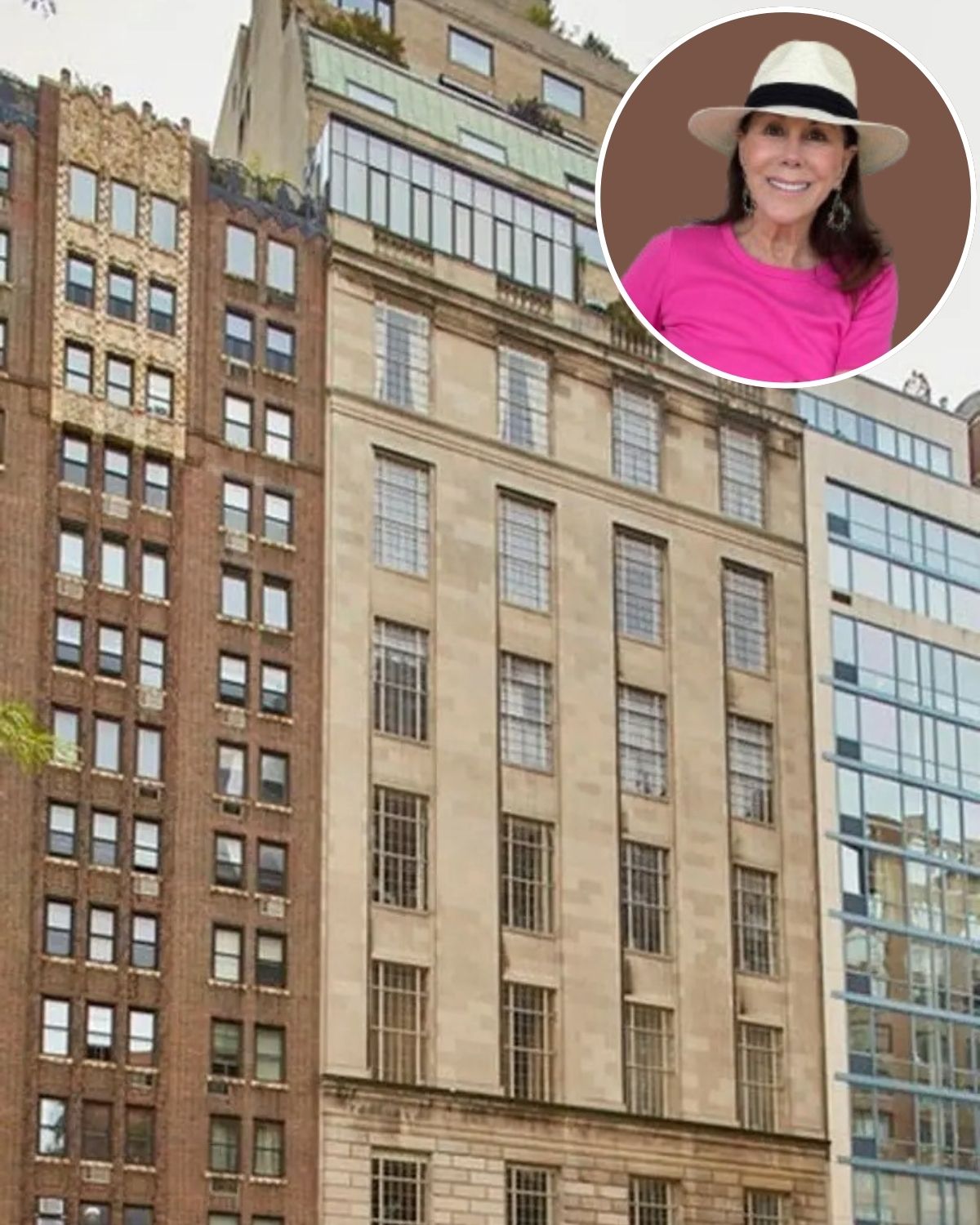 Front of Carolyne Roehm’s NYC Home