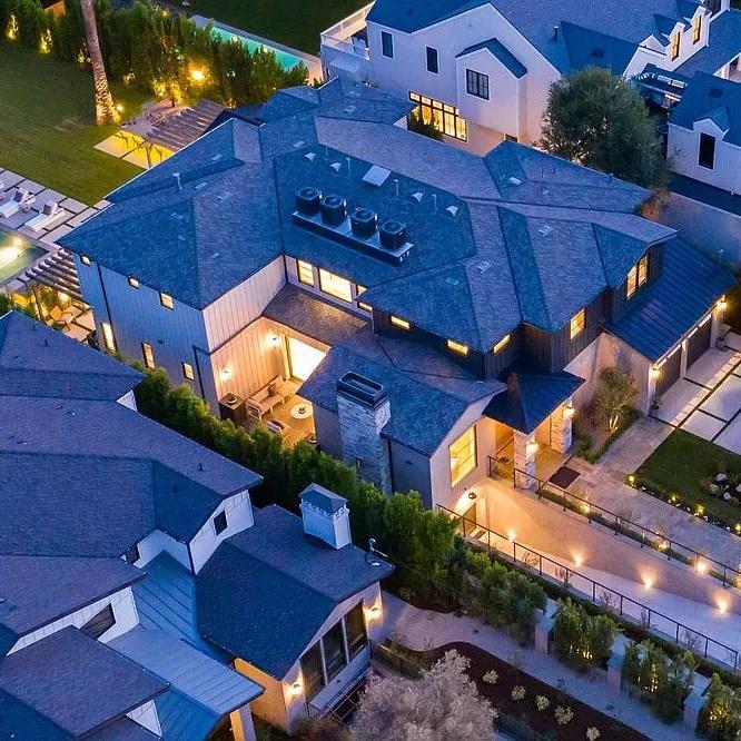 Rooflines of Demi Lovato’s CA Home