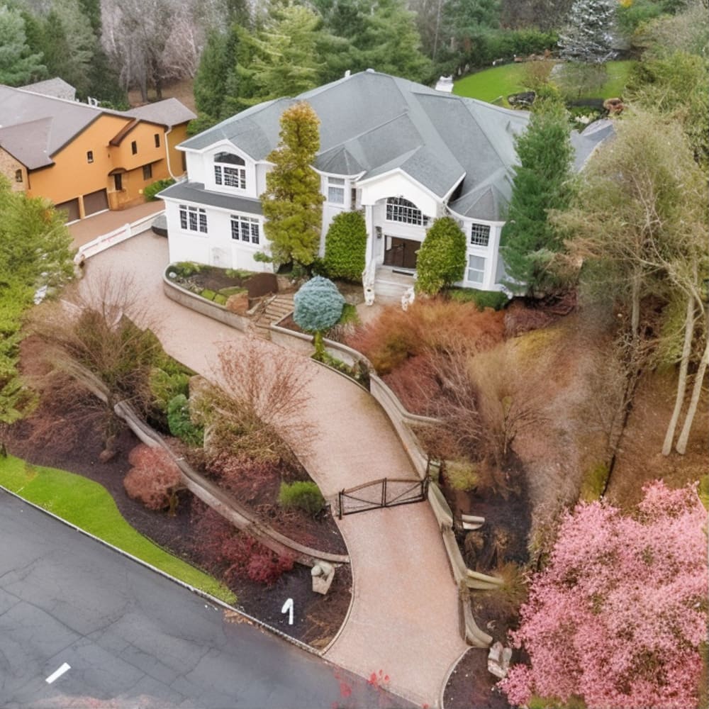 Aerial View of Stephen A. Smith’s NJ Home