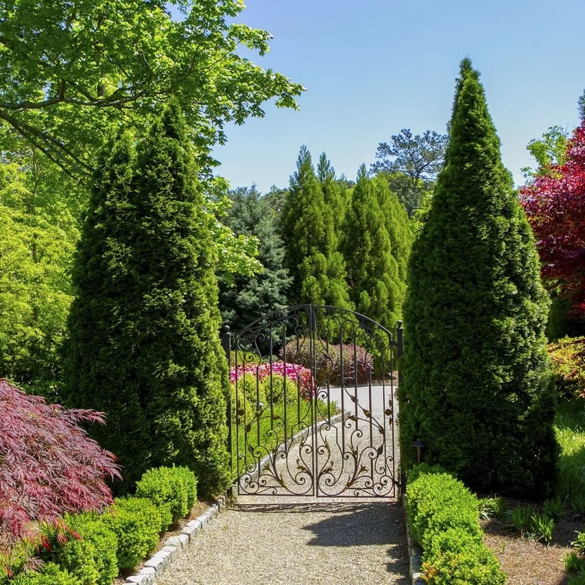 Garden Pathway of Steve Harvey’s GA Home