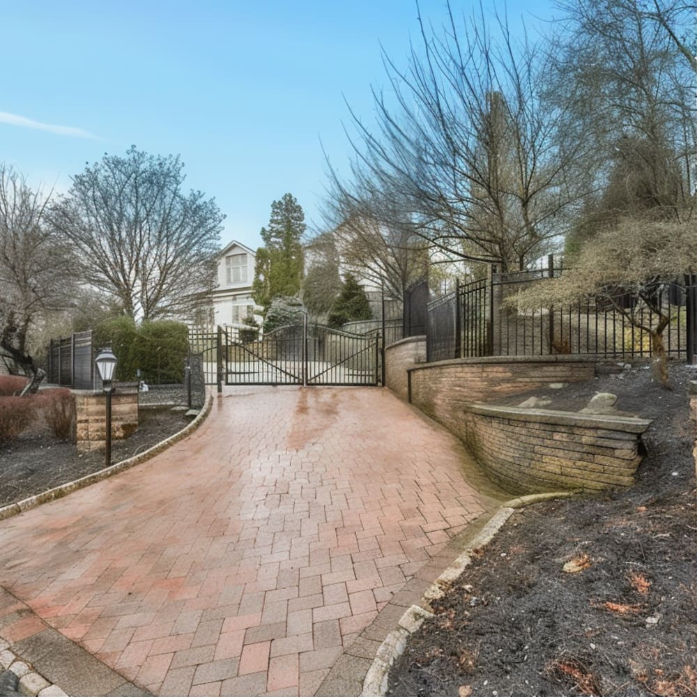 Driveway of Stephen A. Smith’s NJ Home