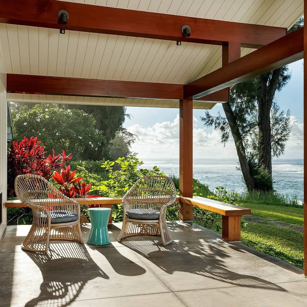 Patio of Julia Roberts’ Former Hawaii Home