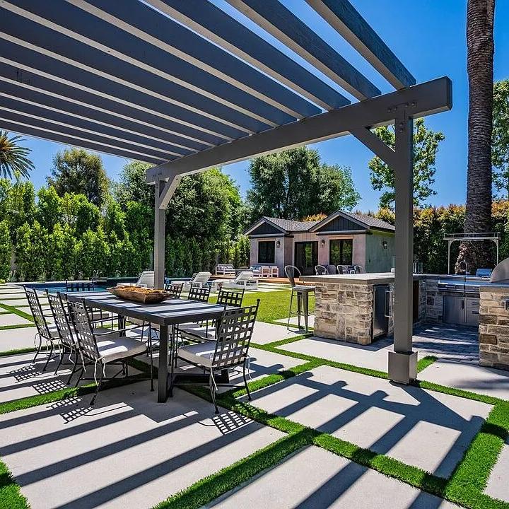 Dining Patio of Demi Lovato’s CA Home