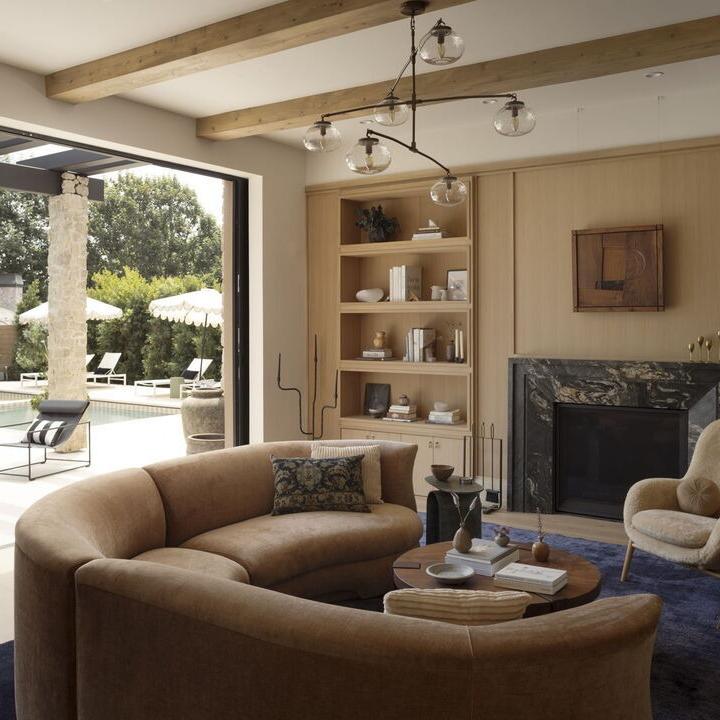 Living Room in Dom DeLuise’s Former CA Home