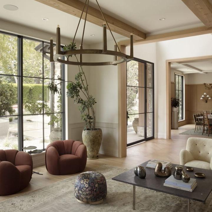 Living Room in Dom DeLuise’s Former CA Home