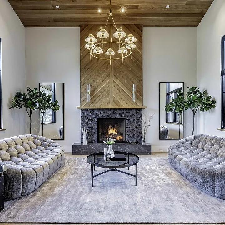 Living Room in Demi Lovato’s CA Home