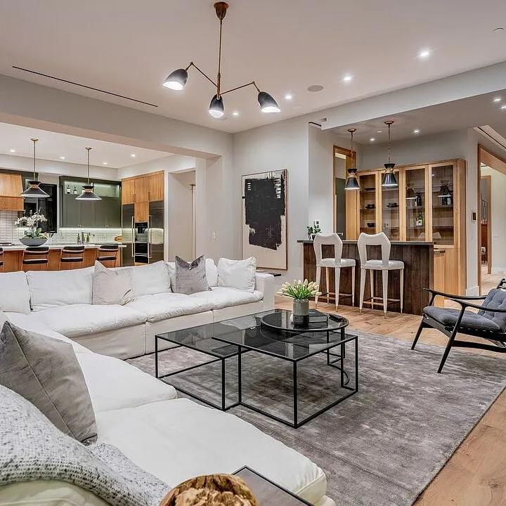 Family Room in Demi Lovato’s CA Home
