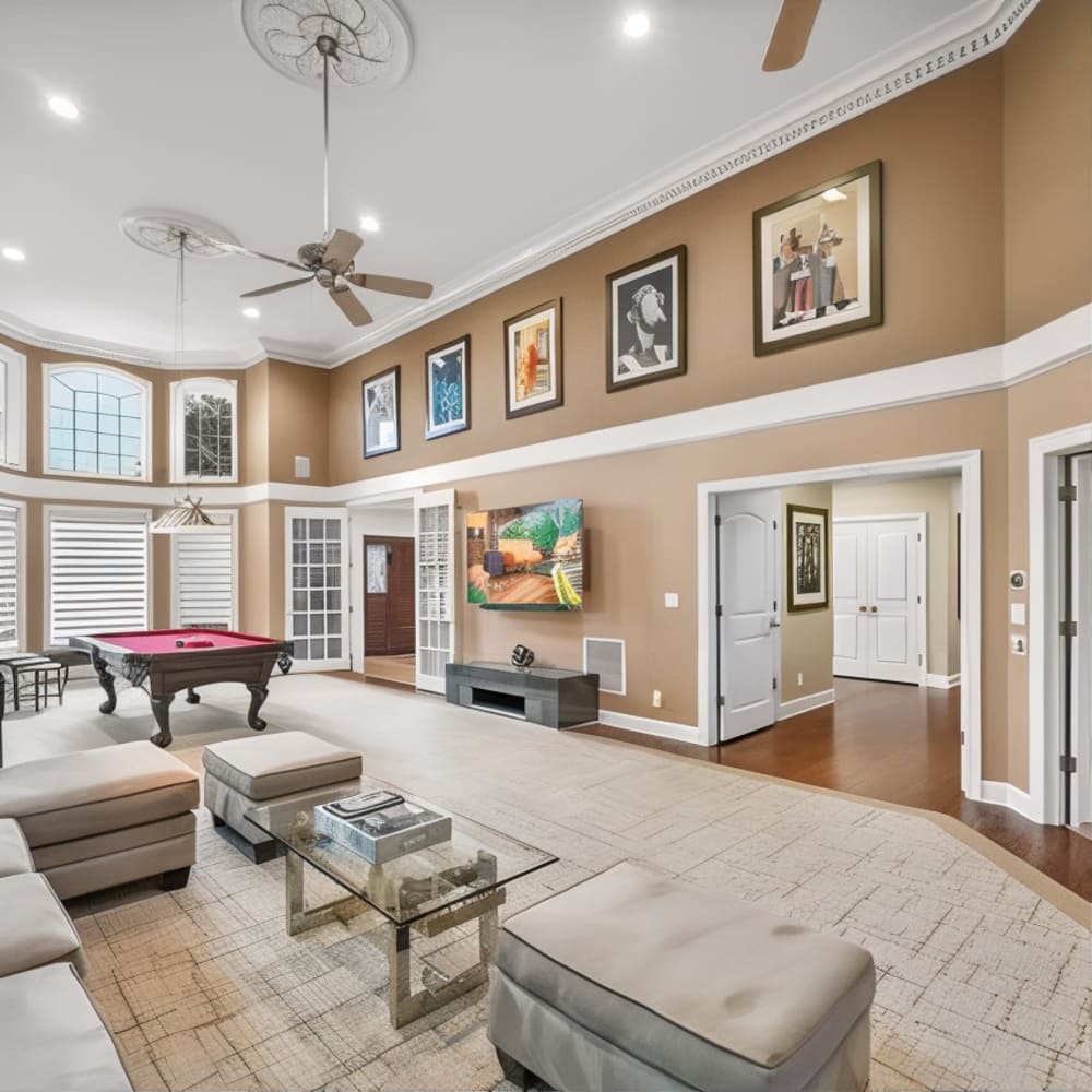 Entertainment Room in Stephen A. Smith’s NJ Home