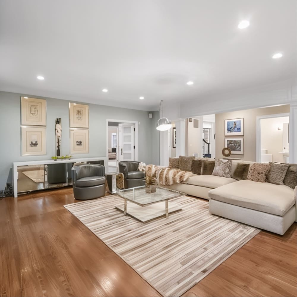 Lounge in Stephen A. Smith’s NJ Home