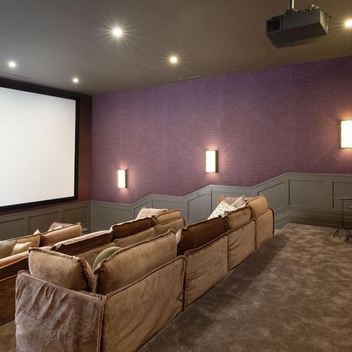 Home Theater in Dom DeLuise’s Former CA Home