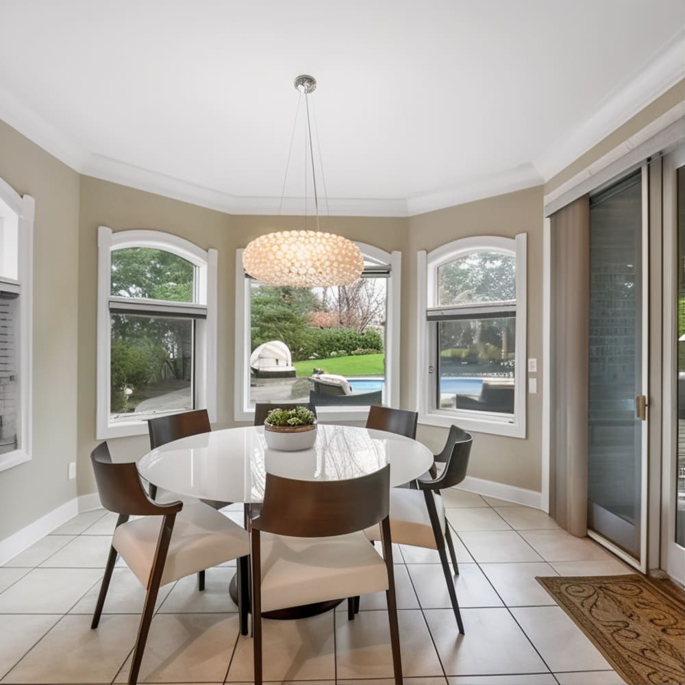 Breakfast Nook in Stephen A. Smith’s NJ Home