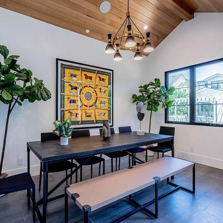 Dining Area in Demi Lovato’s CA Home