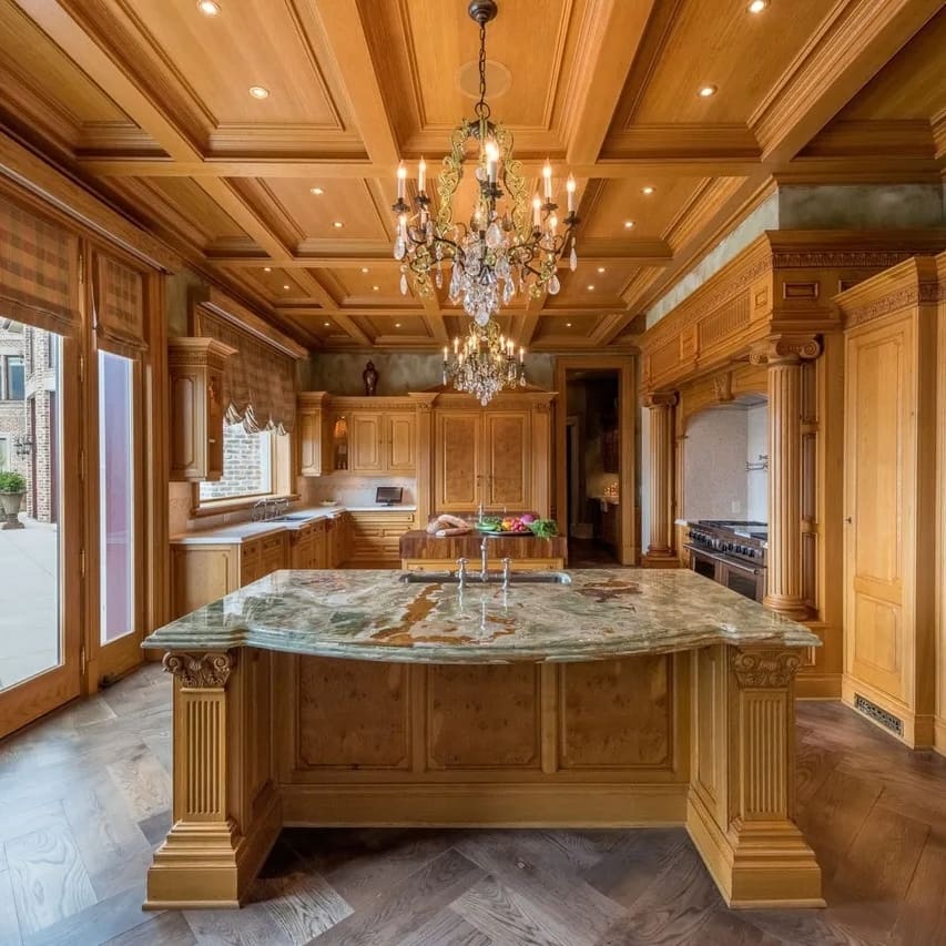 Kitchen in Steve Harvey’s GA Home