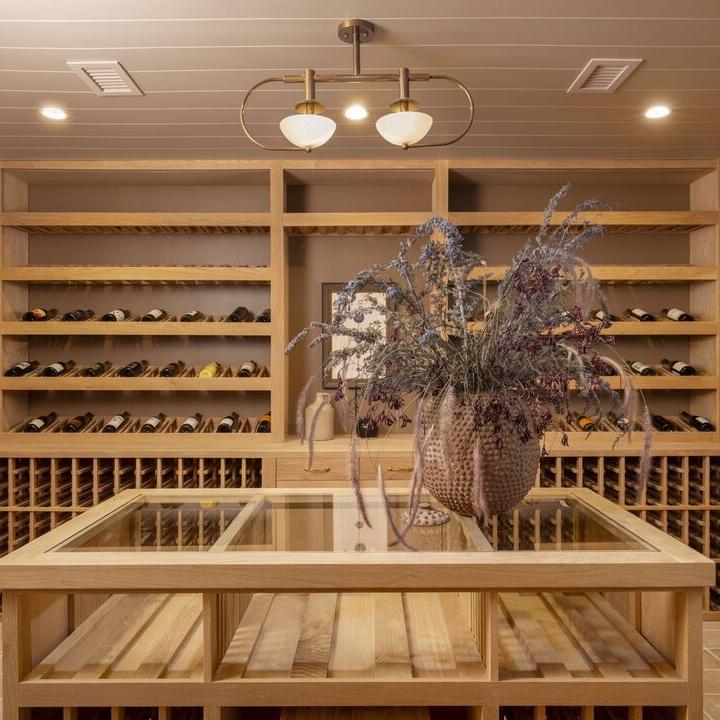 Wine Cellar in Dom DeLuise’s Former CA Home