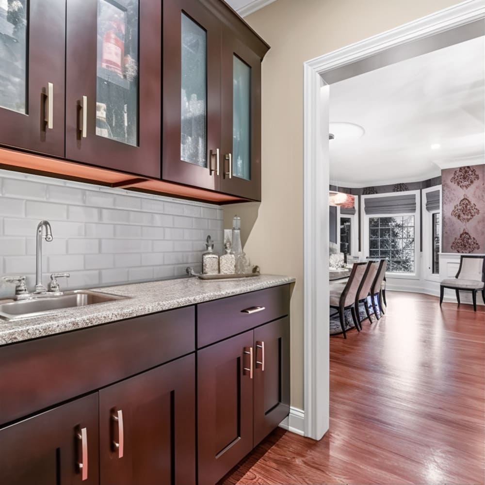 Bar Area in Stephen A. Smith’s NJ Home