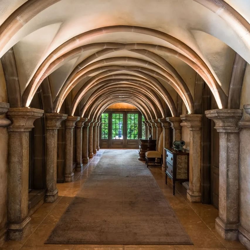 Hallway in Steve Harvey’s GA Home