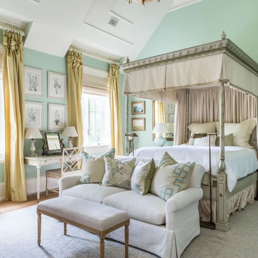Bedroom in Steve Harvey’s GA Home