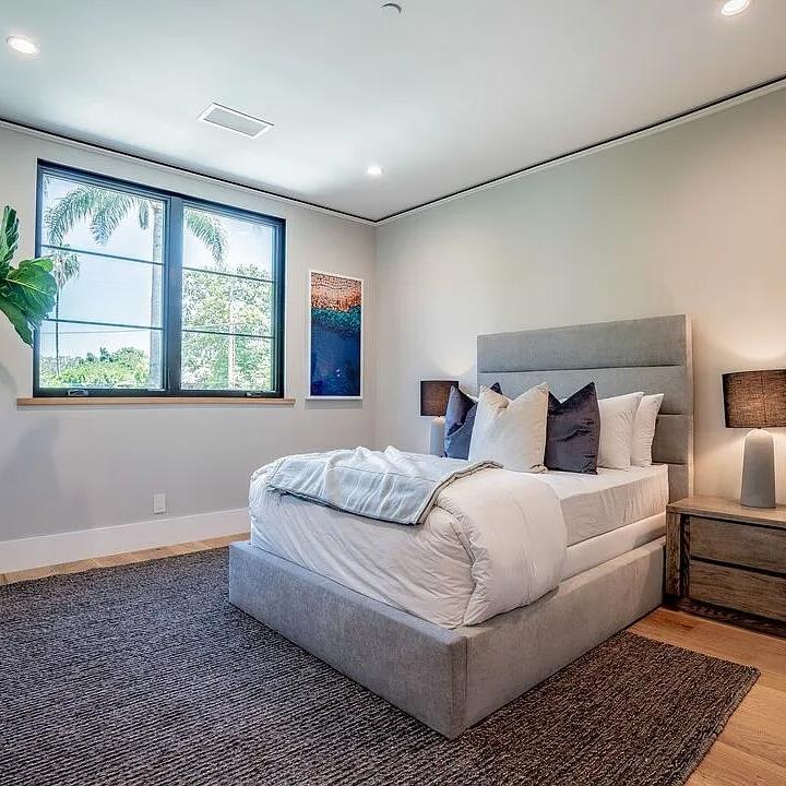 Bedroom in Demi Lovato’s CA Home