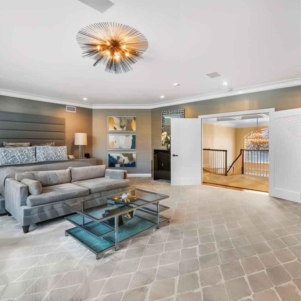 Bedroom in Stephen A. Smith’s NJ Home