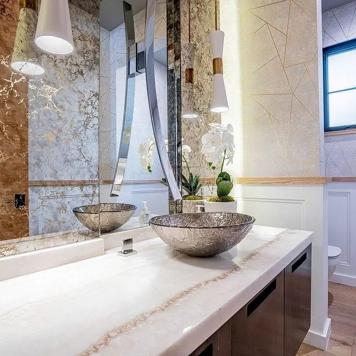 Bathroom in Demi Lovato’s CA Home