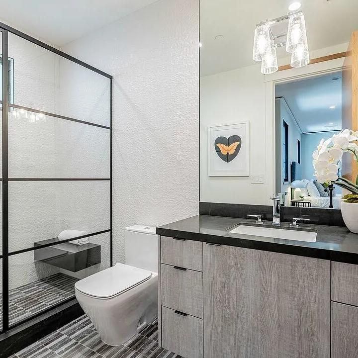 Bathroom in Demi Lovato’s CA Home