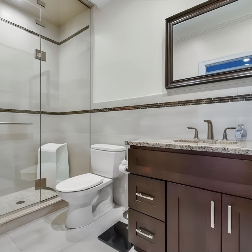 Bathroom in Stephen A. Smith’s NJ Home