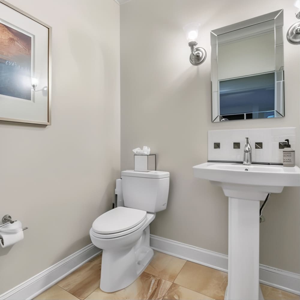 Bathroom in Stephen A. Smith’s NJ Home