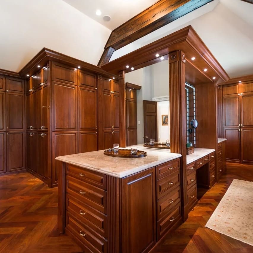 Walk-In Closet in Steve Harvey’s GA Home
