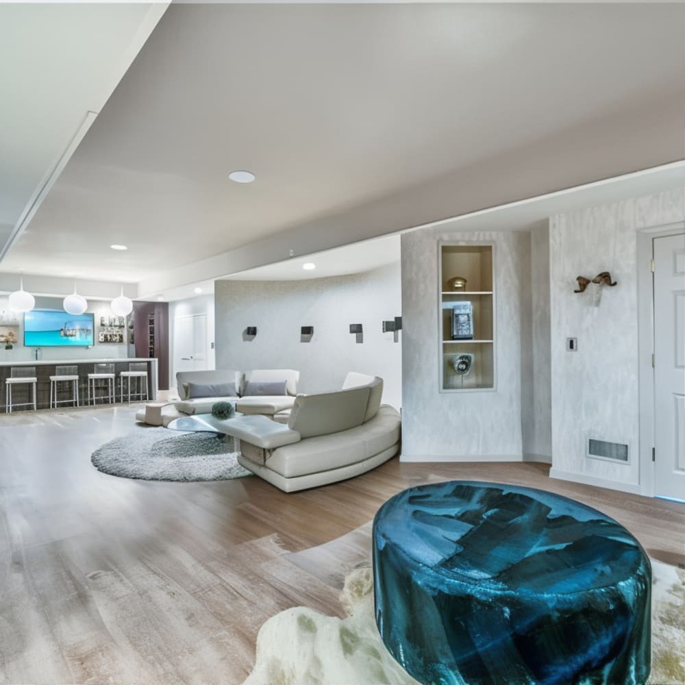 Basement Lounge in Stephen A. Smith’s NJ Home