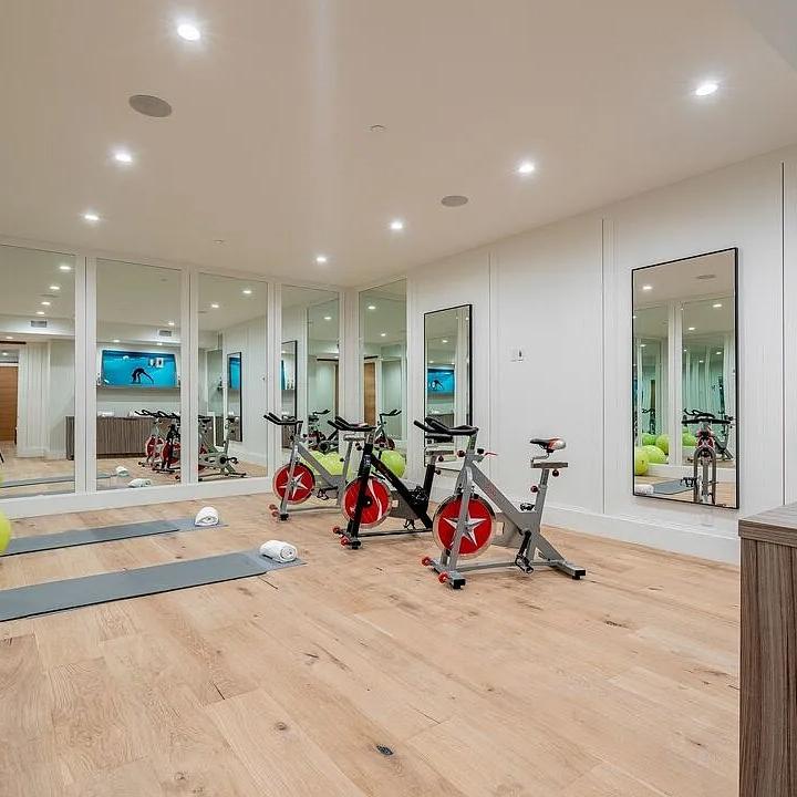 Gym in Demi Lovato’s CA Home