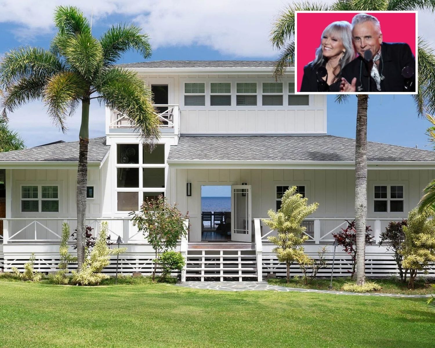 Coastal Exterior of Pat Benatar and Neil Giraldo’s Former HI Home