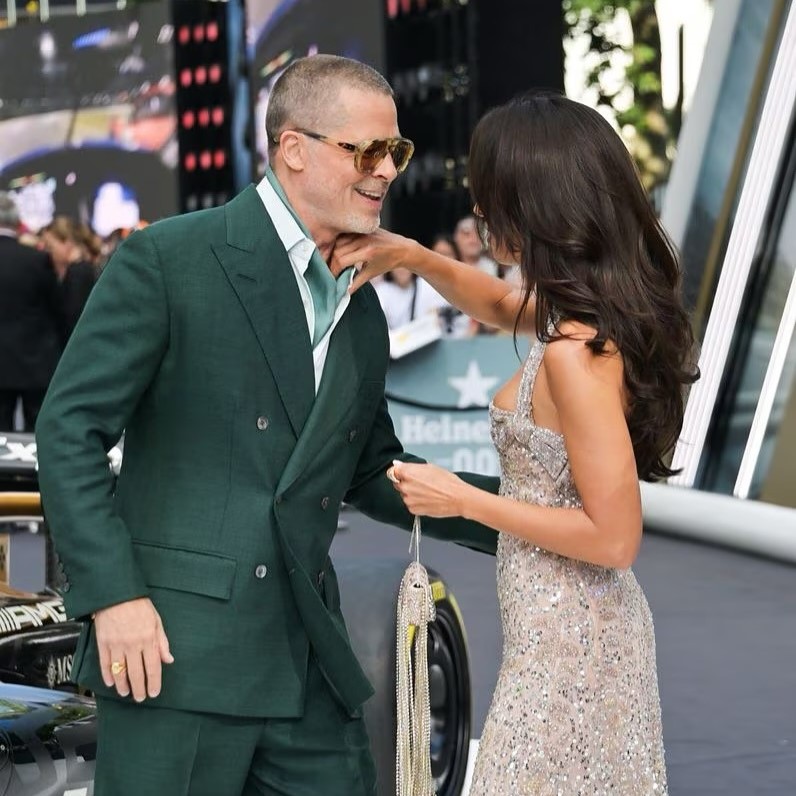 Brad Pitt and Ines de Ramon